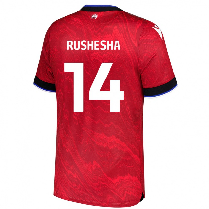 Danxen Dámské Tivonge Rushesha #14 Červená Černá Daleko Hráčské Dresy 2024/25 Dres