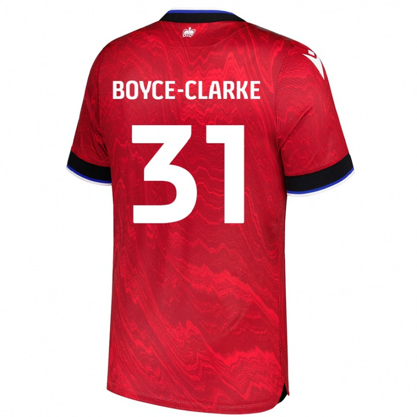 Danxen Dámské Coniah Boyce-Clarke #31 Červená Černá Daleko Hráčské Dresy 2024/25 Dres