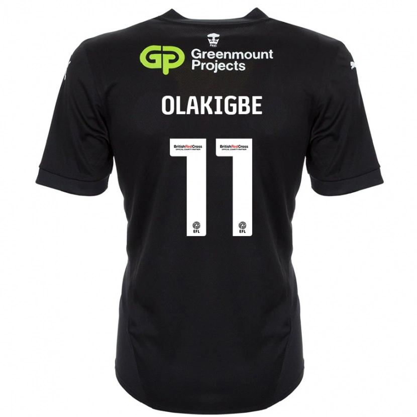 Danxen Dámské Michael Olakigbe #11 Černý Daleko Hráčské Dresy 2024/25 Dres