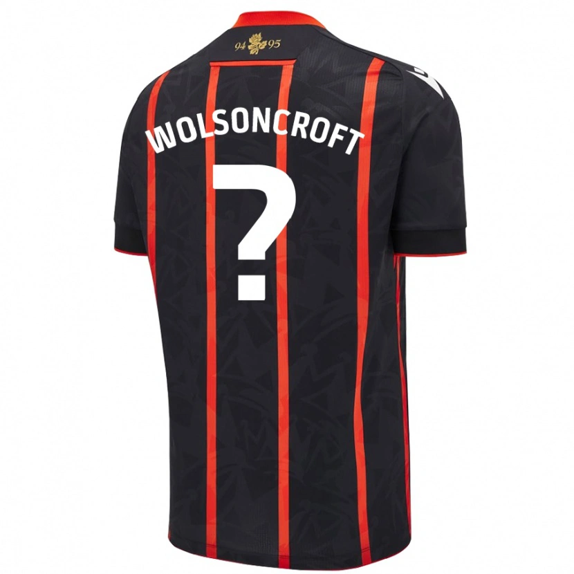 Danxen Dámské Blake Wolsoncroft #0 Černá Červená Daleko Hráčské Dresy 2024/25 Dres