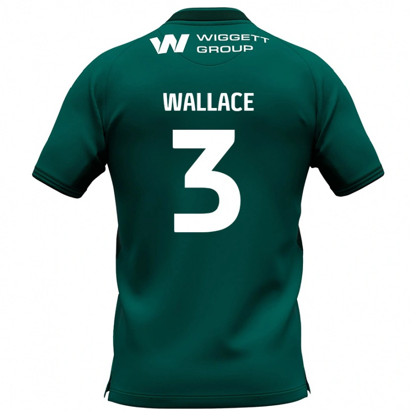 Danxen Dámské Murray Wallace #3 Zelený Daleko Hráčské Dresy 2024/25 Dres