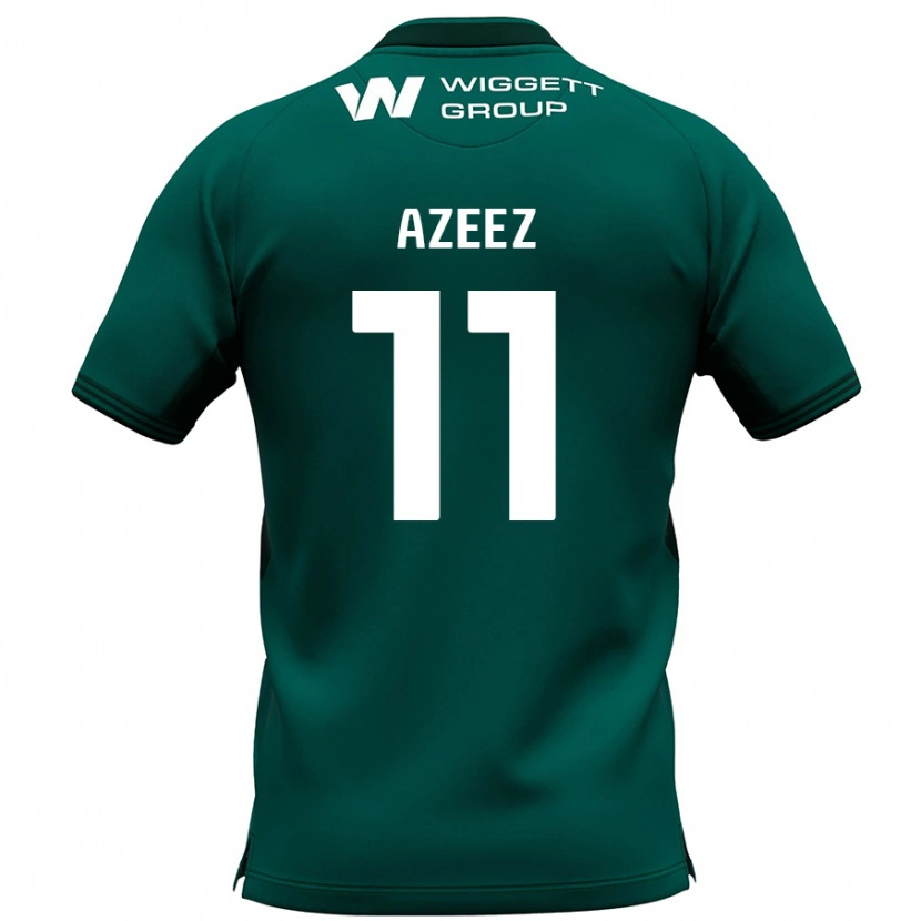 Danxen Dámské Femi Azeez #11 Zelený Daleko Hráčské Dresy 2024/25 Dres