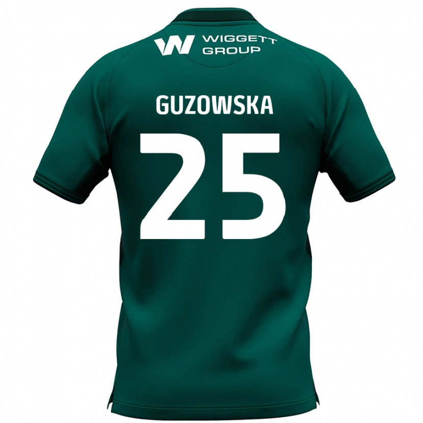 Danxen Dámské Sara Guzowska #25 Zelený Daleko Hráčské Dresy 2024/25 Dres