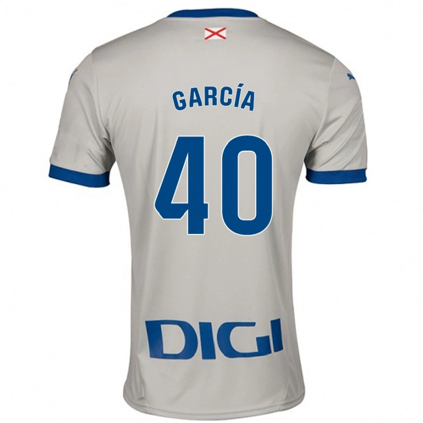 Danxen Dámské Álvaro García #40 Světle Šedá Daleko Hráčské Dresy 2024/25 Dres