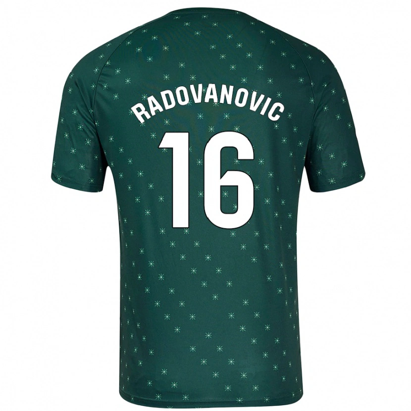 Danxen Dámské Aleksandar Radovanovic #16 Tmavě Zelená Daleko Hráčské Dresy 2024/25 Dres