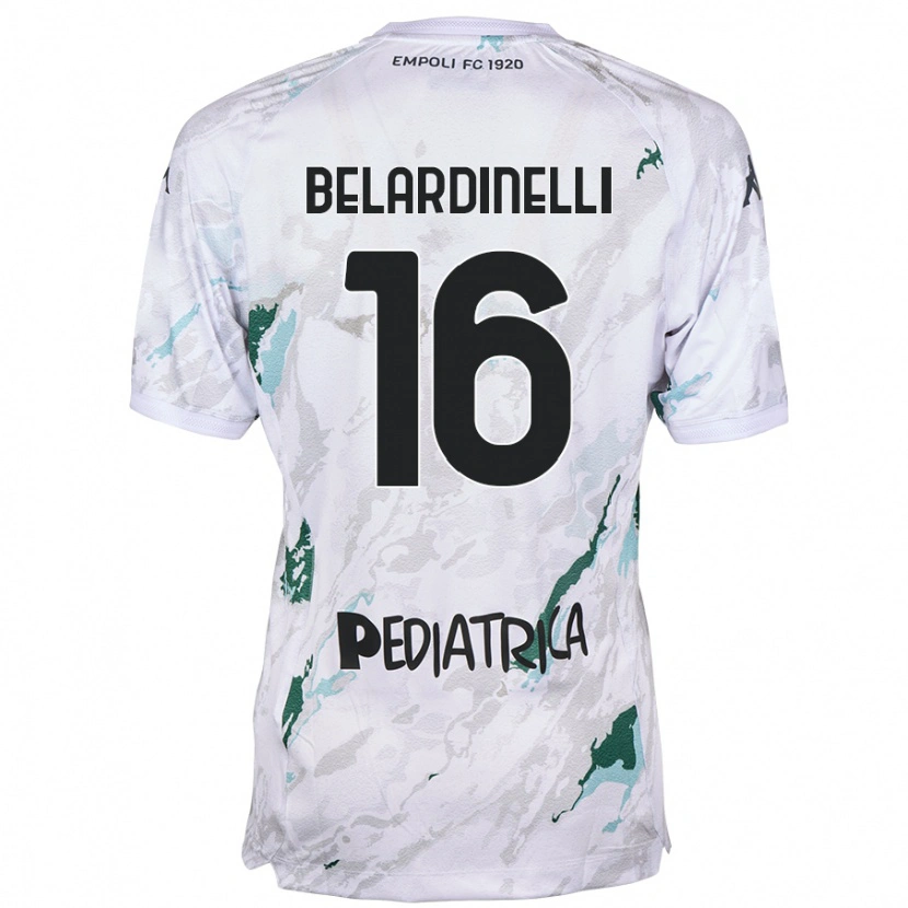 Danxen Dámské Luca Belardinelli #16 Šedá Daleko Hráčské Dresy 2024/25 Dres