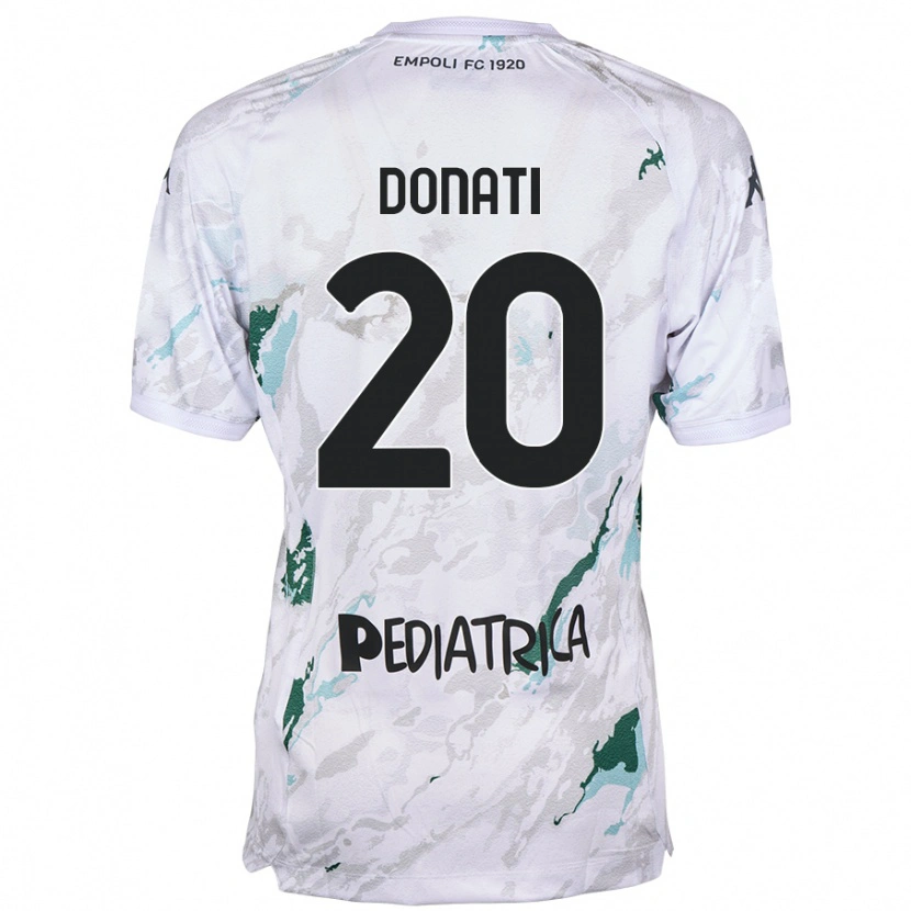 Danxen Dámské Francesco Donati #20 Šedá Daleko Hráčské Dresy 2024/25 Dres
