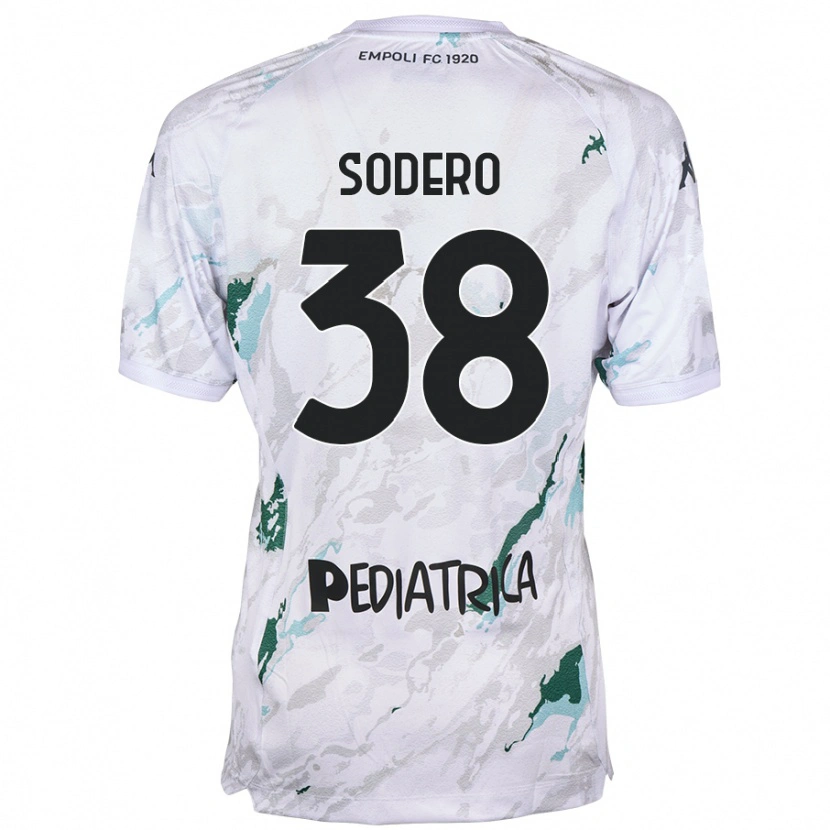 Danxen Dámské Andrea Sodero #38 Šedá Daleko Hráčské Dresy 2024/25 Dres