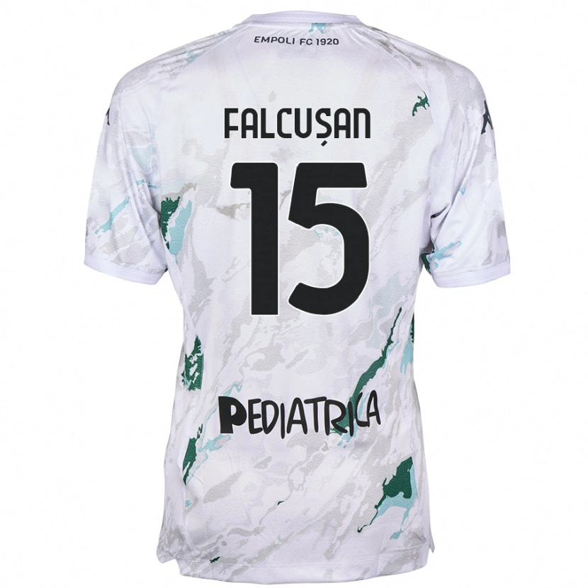 Danxen Dámské Darius Fălcușan #15 Šedá Daleko Hráčské Dresy 2024/25 Dres