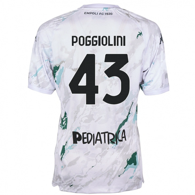 Danxen Dámské Duccio Poggiolini #43 Šedá Daleko Hráčské Dresy 2024/25 Dres