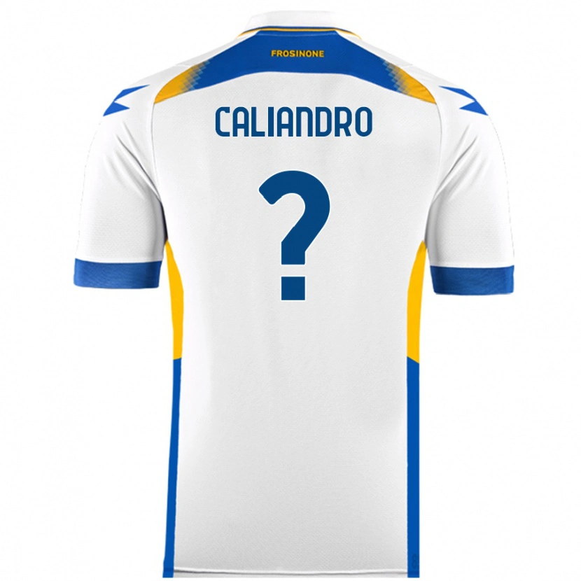 Danxen Dámské Stanislao Caliandro #0 Bílý Daleko Hráčské Dresy 2024/25 Dres