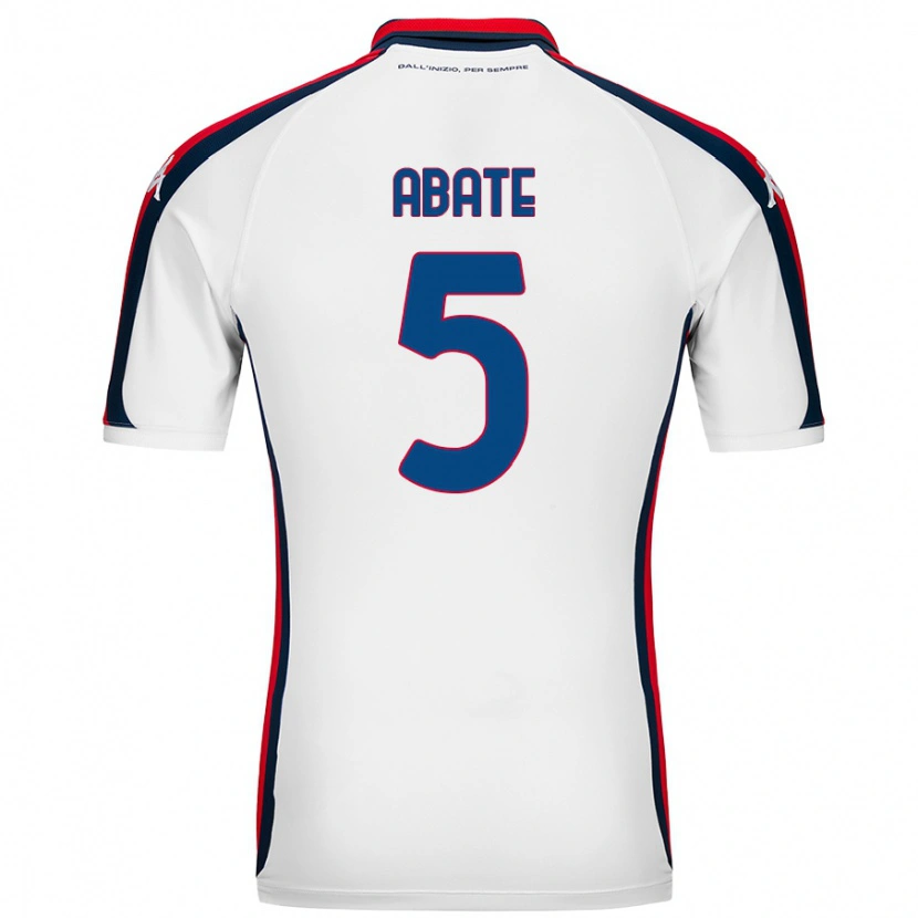 Danxen Dámské Giada Abate #5 Bílý Daleko Hráčské Dresy 2024/25 Dres