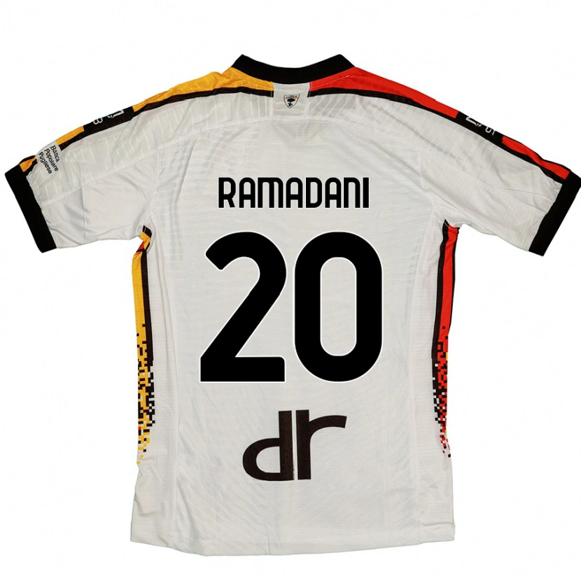 Danxen Dámské Ylber Ramadani #20 Bílá Černá Daleko Hráčské Dresy 2024/25 Dres