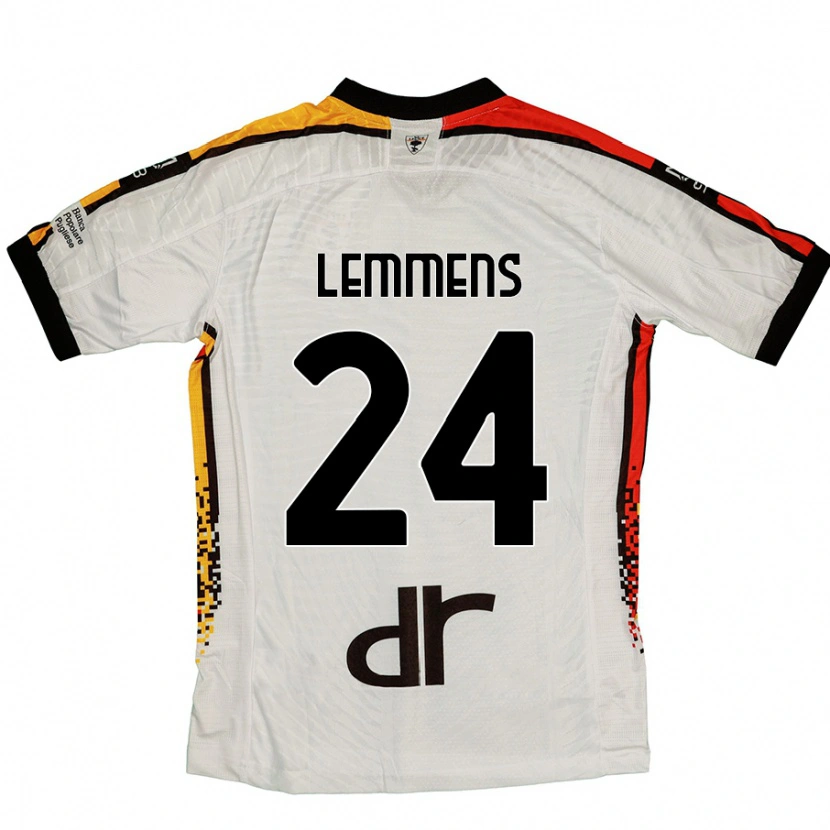 Danxen Dámské Mats Lemmens #24 Bílá Černá Daleko Hráčské Dresy 2024/25 Dres