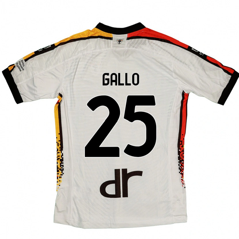 Danxen Dámské Antonino Gallo #25 Bílá Černá Daleko Hráčské Dresy 2024/25 Dres