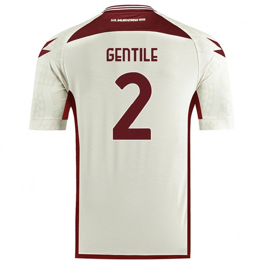 Danxen Dámské Davide Gentile #2 Barva Krémová Daleko Hráčské Dresy 2024/25 Dres