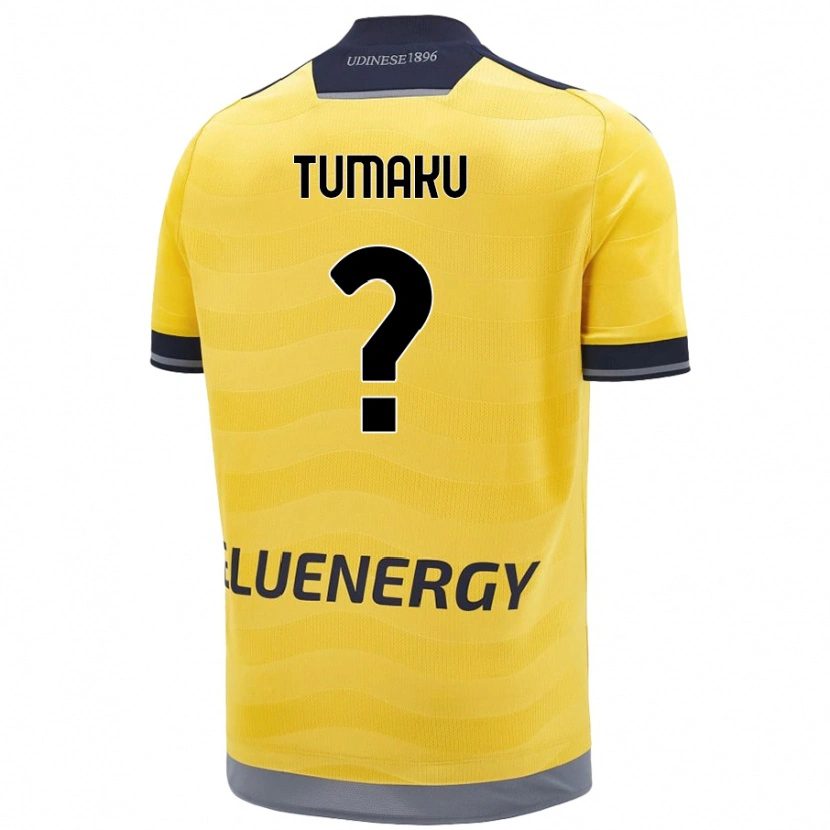 Danxen Dámské Niccolò Tumaku #0 Zlatý Daleko Hráčské Dresy 2024/25 Dres