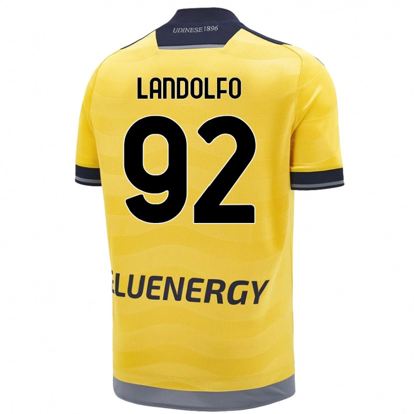 Danxen Dámské Tommaso Landolfo #92 Zlatý Daleko Hráčské Dresy 2024/25 Dres
