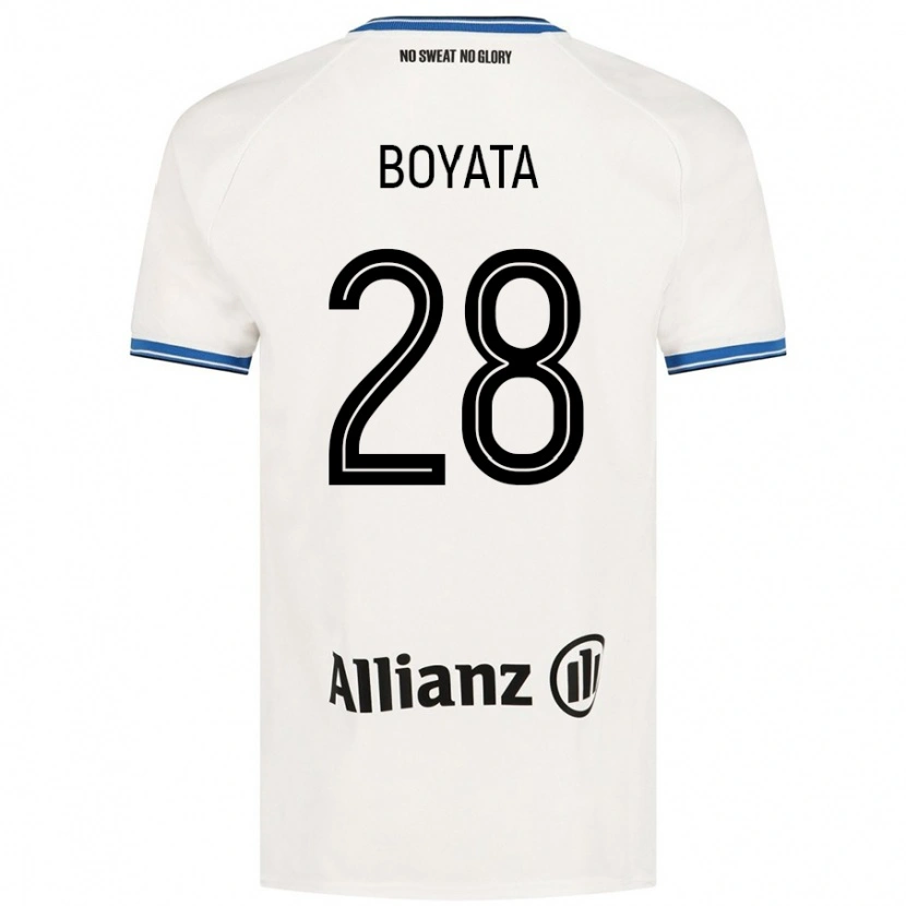 Danxen Dámské Dedryck Boyata #28 Bílý Daleko Hráčské Dresy 2024/25 Dres