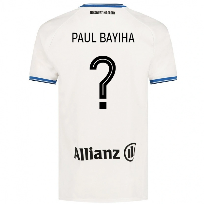 Danxen Dámské Jean Paul Bayiha #0 Bílý Daleko Hráčské Dresy 2024/25 Dres