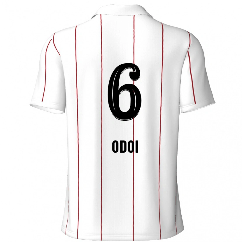 Danxen Dámské Denis Odoi #6 Bílá Černá Daleko Hráčské Dresy 2024/25 Dres