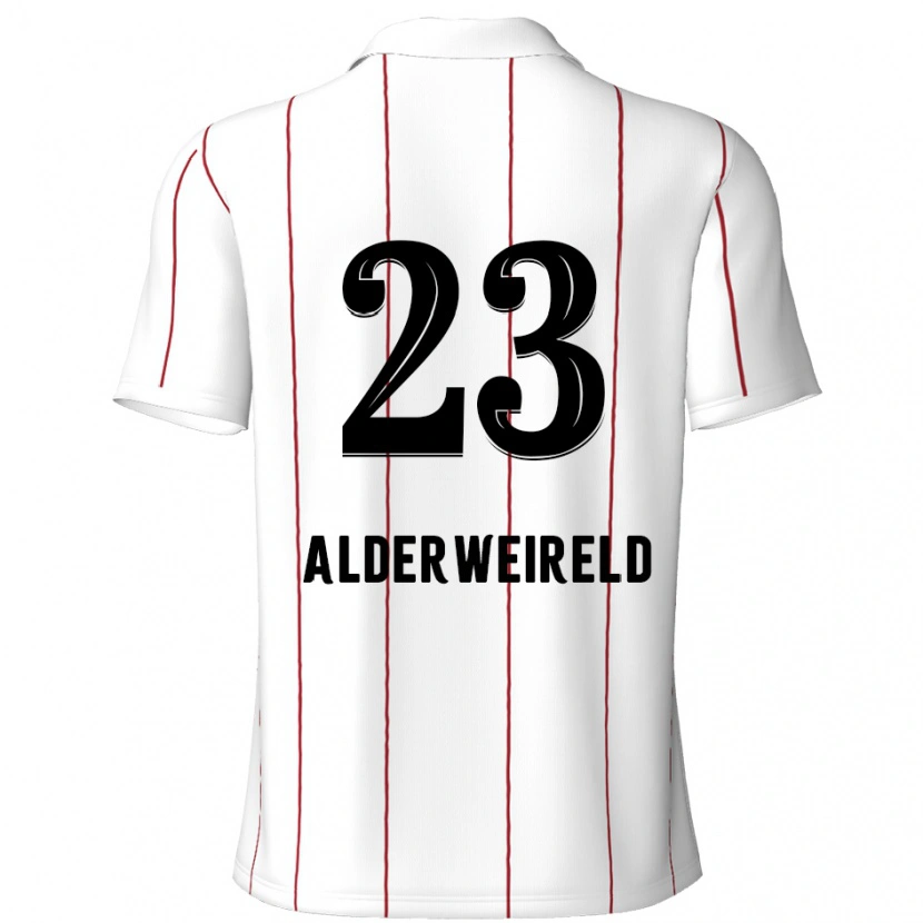 Danxen Dámské Toby Alderweireld #23 Bílá Černá Daleko Hráčské Dresy 2024/25 Dres