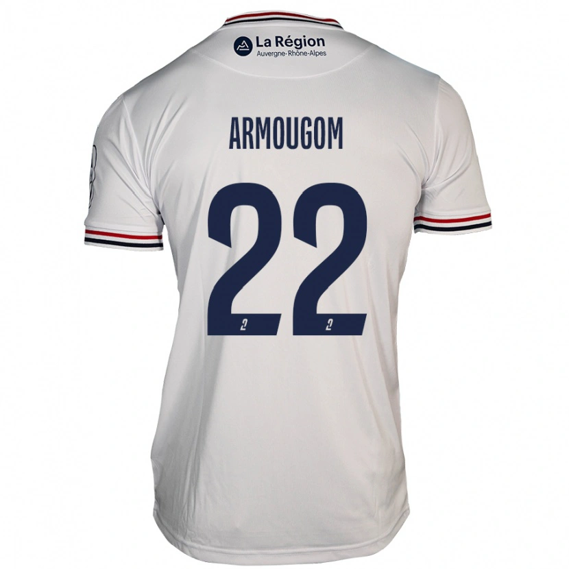 Danxen Dámské Yoël Armougom #22 Bílý Daleko Hráčské Dresy 2024/25 Dres
