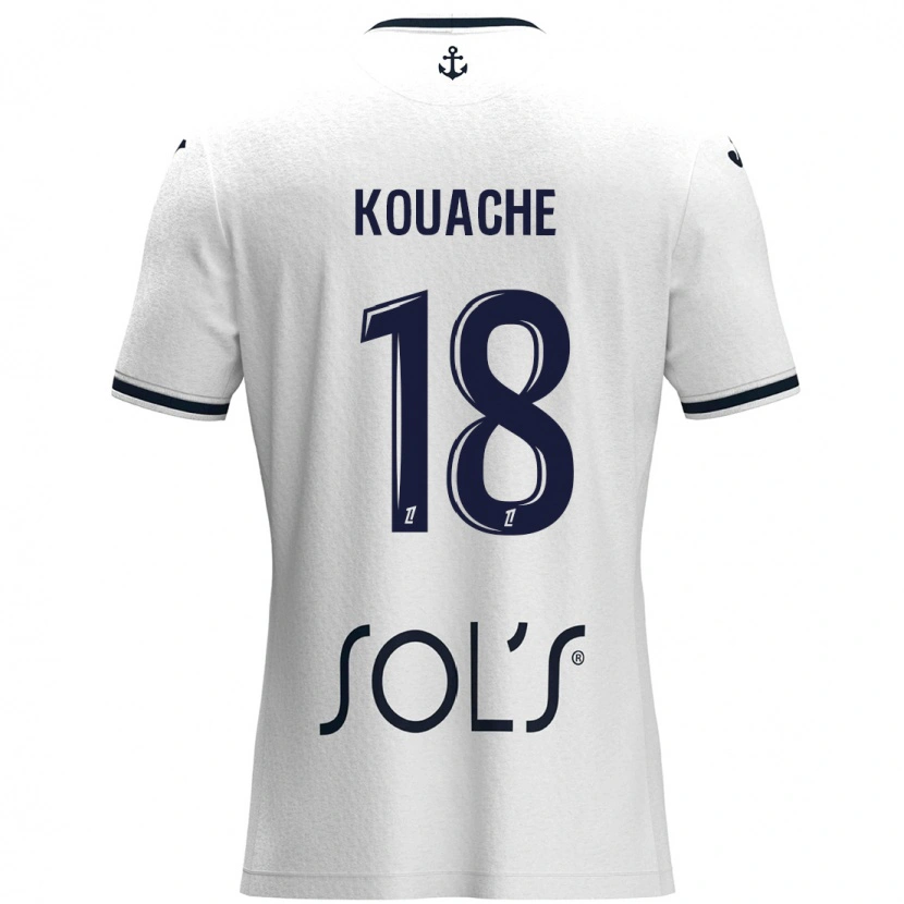Danxen Dámské Éva Kouache #18 Bílá Tmavě Modrá Daleko Hráčské Dresy 2024/25 Dres