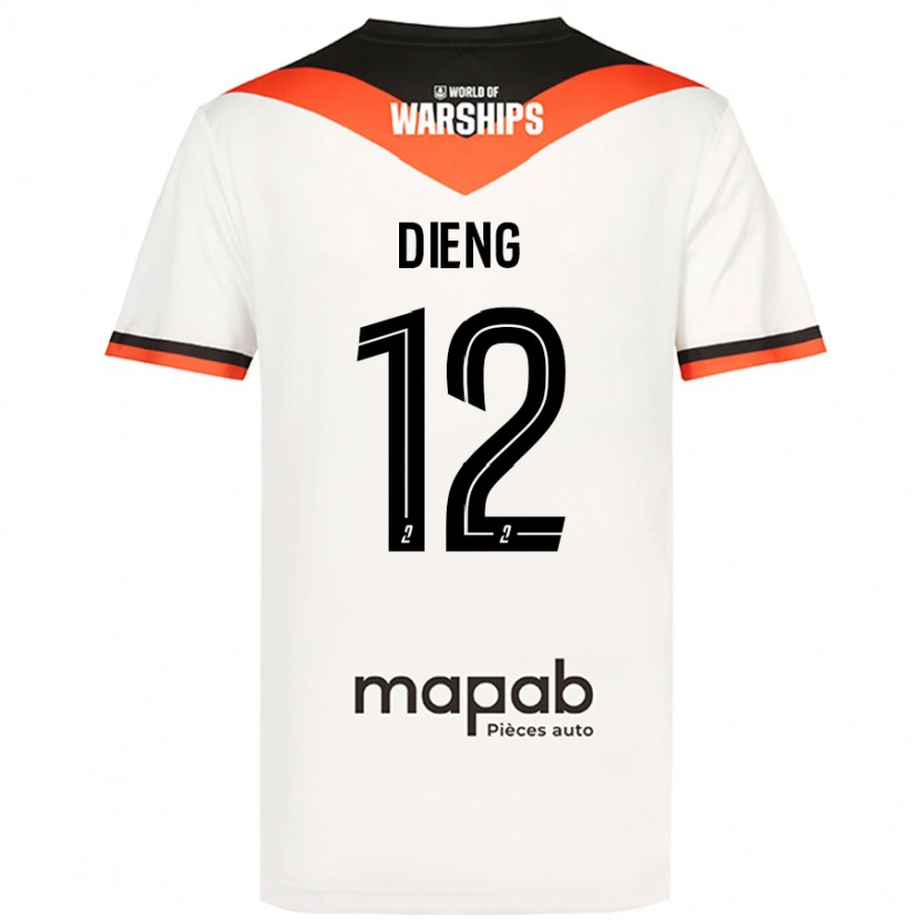 Danxen Dámské Bamba Dieng #12 Bílý Daleko Hráčské Dresy 2024/25 Dres
