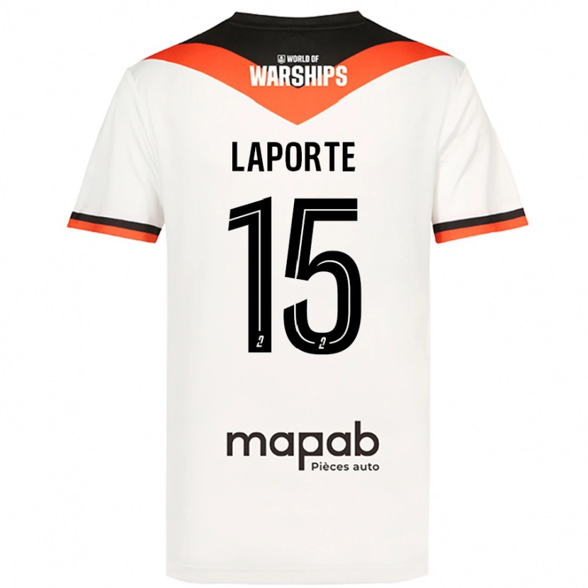 Danxen Dámské Julien Laporte #15 Bílý Daleko Hráčské Dresy 2024/25 Dres