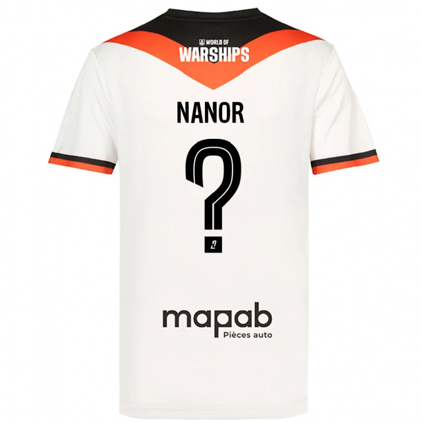 Danxen Dámské Enzo Nanor #0 Bílý Daleko Hráčské Dresy 2024/25 Dres
