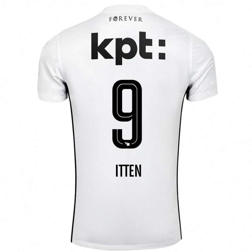 Danxen Dámské Cedric Itten #9 Bílá Černá Daleko Hráčské Dresy 2024/25 Dres