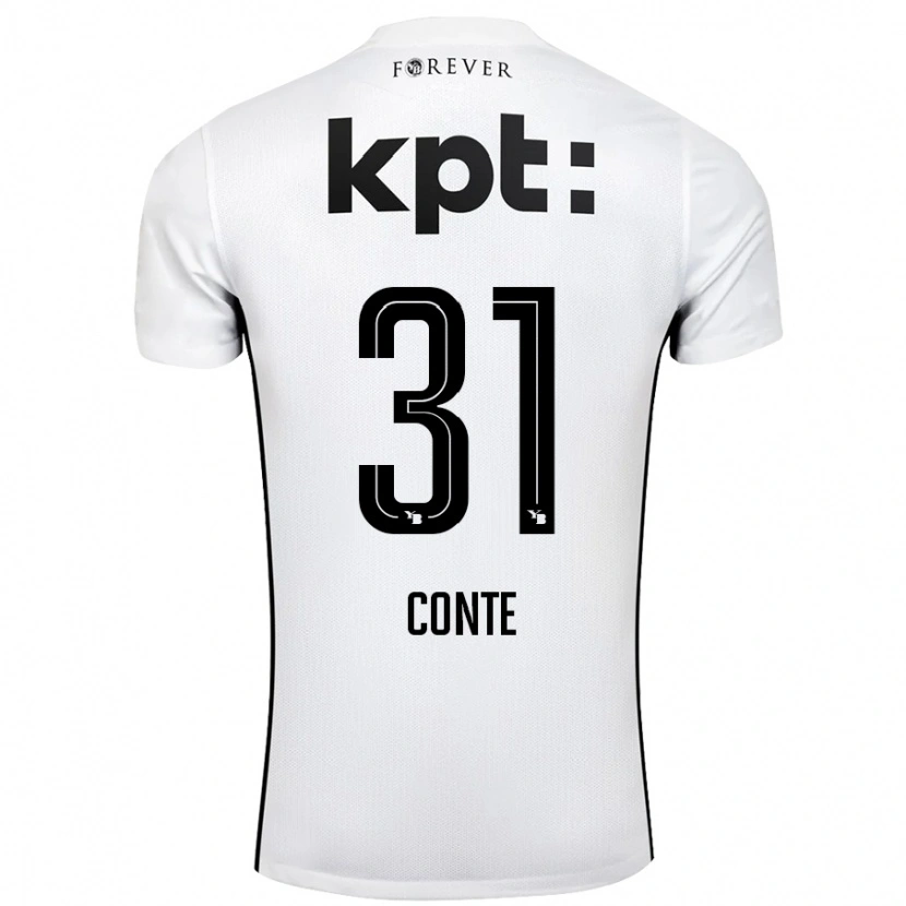 Danxen Dámské Facinet Conte #31 Bílá Černá Daleko Hráčské Dresy 2024/25 Dres