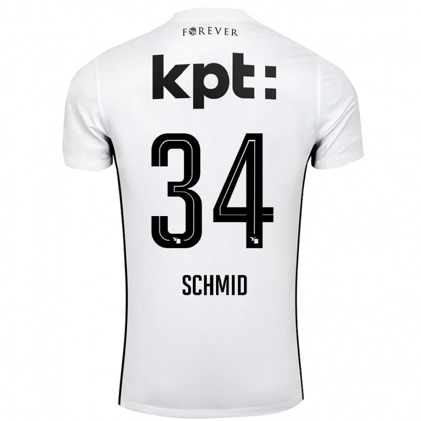 Danxen Dámské Céline Schmid #34 Bílá Černá Daleko Hráčské Dresy 2024/25 Dres