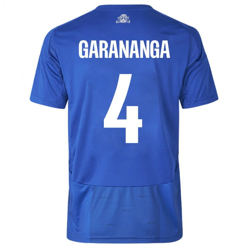 Danxen Dámské Munashe Garananga #4 Bílá Modrá Daleko Hráčské Dresy 2024/25 Dres