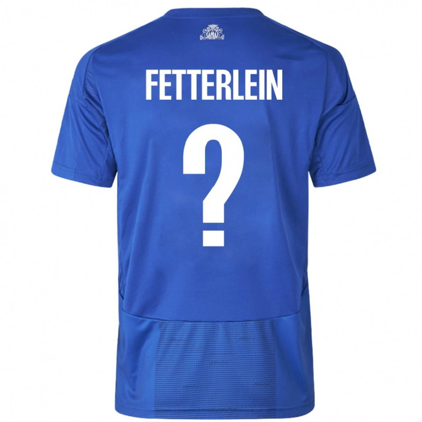 Danxen Dámské Sean Fetterlein #0 Bílá Modrá Daleko Hráčské Dresy 2024/25 Dres