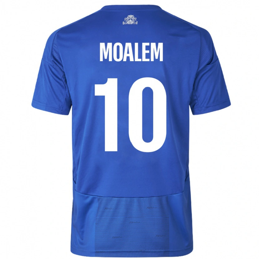 Danxen Dámské Jonathan Moalem #10 Bílá Modrá Daleko Hráčské Dresy 2024/25 Dres