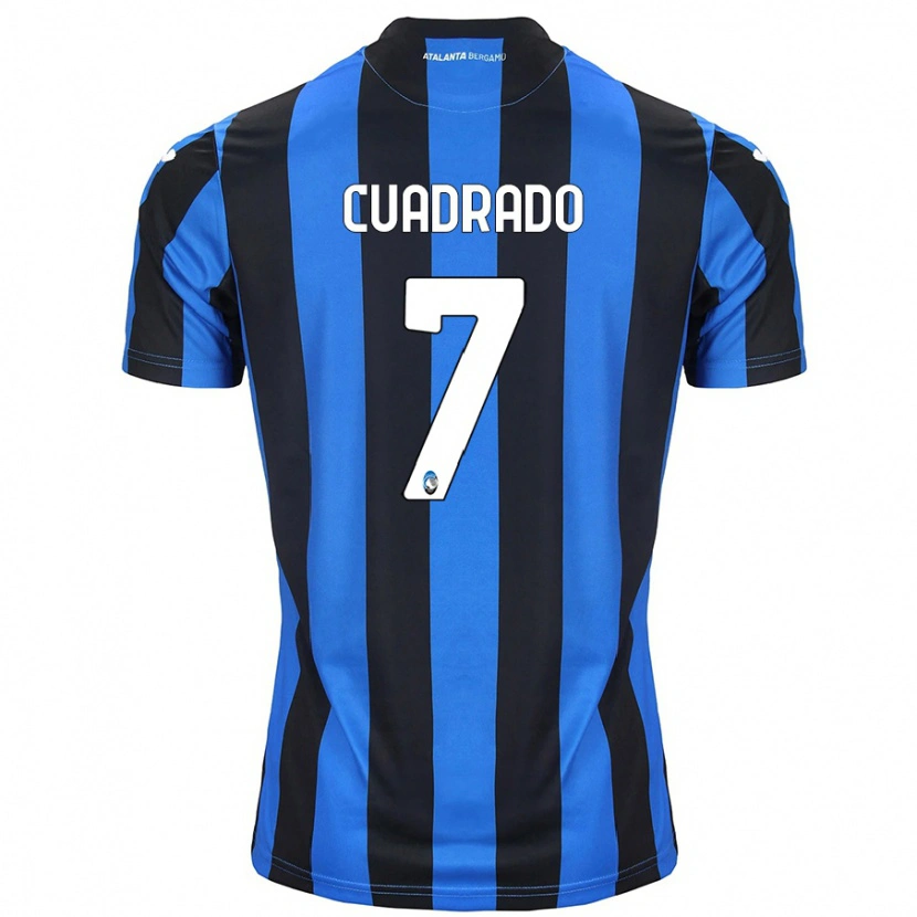 Danxen Dětské Juan Cuadrado #7 Modrá Černá Domů Hráčské Dresy 2024/25 Dres