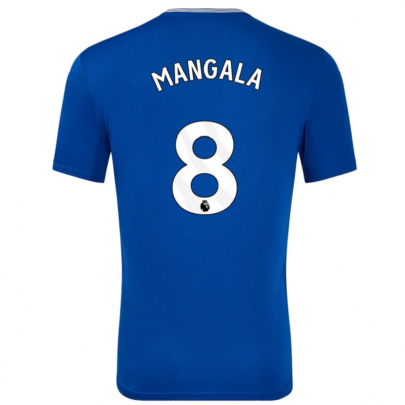 Danxen Dětské Orel Mangala #8 Modrá S Domů Hráčské Dresy 2024/25 Dres