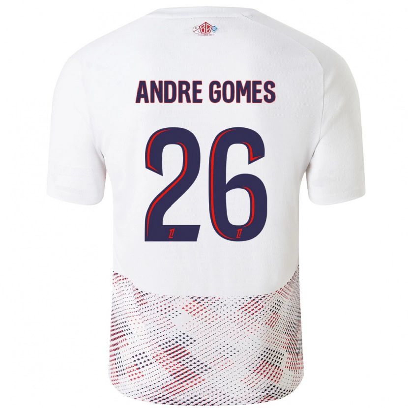 Danxen Dětské André Gomes #26 Bílá Královská Modrá Daleko Hráčské Dresy 2024/25 Dres