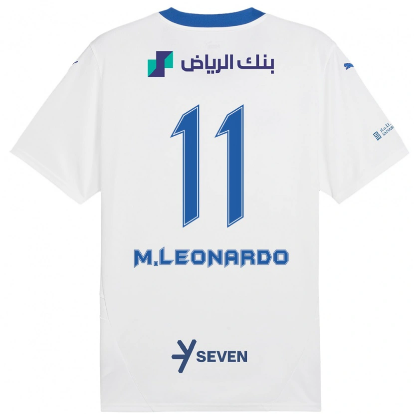 Danxen Dětské Marcos Leonardo #11 Bílá Modrá Daleko Hráčské Dresy 2024/25 Dres
