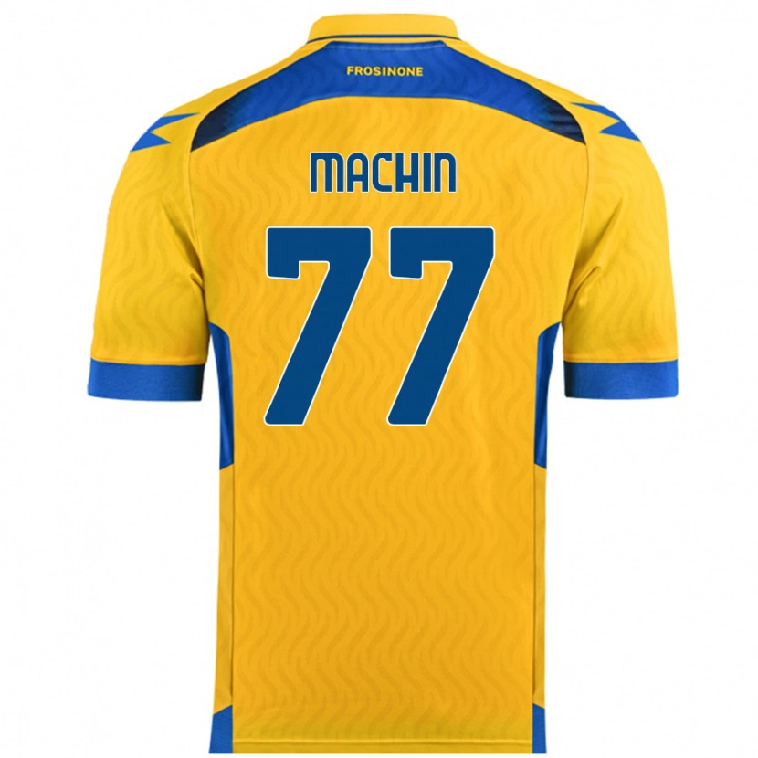 Danxen Dětské José Machín #77 Žluť Domů Hráčské Dresy 2024/25 Dres