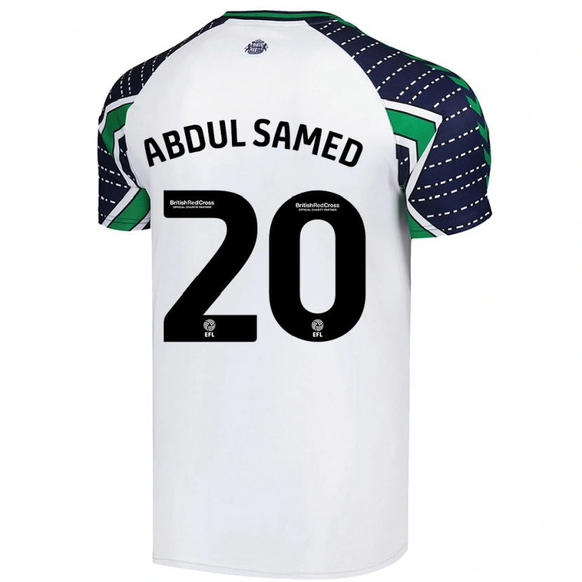 Danxen Pánské Salis Abdul Samed #20 Bílý Daleko Hráčské Dresy 2024/25 Dres