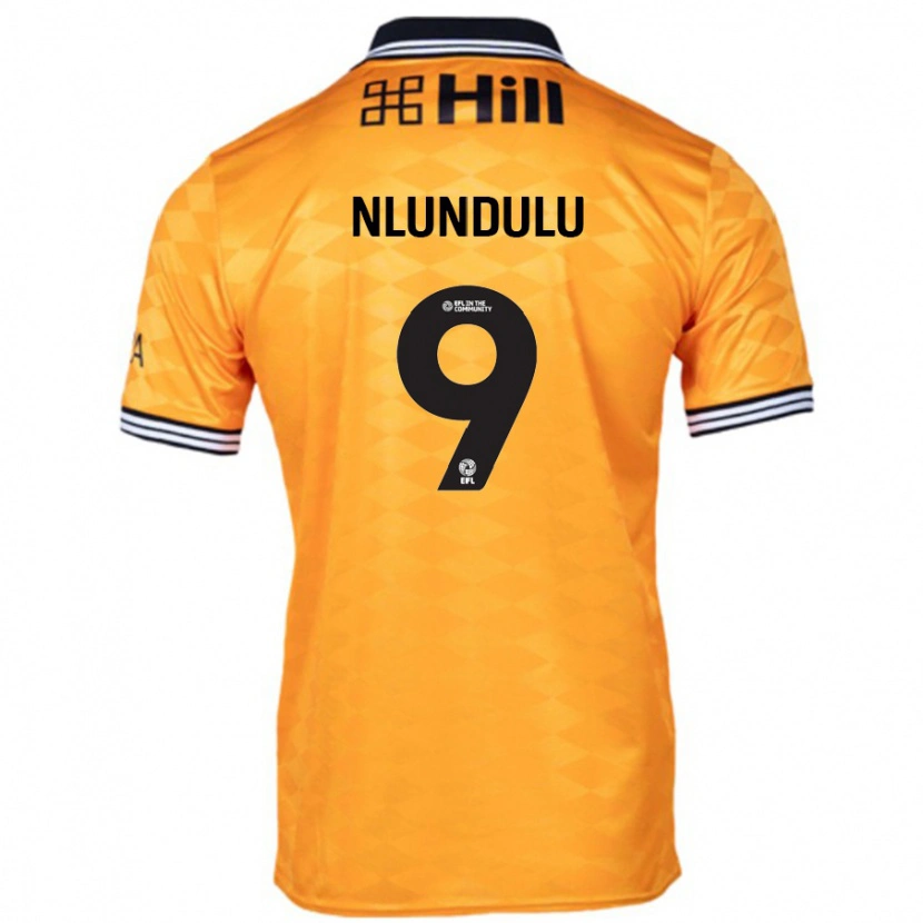 Danxen Pánské Dan Nlundulu #9 Pomerančový Domů Hráčské Dresy 2024/25 Dres