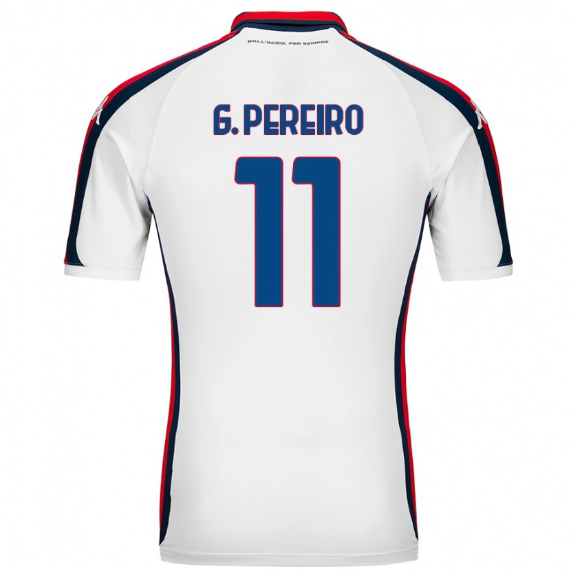 Danxen Pánské Gastón Pereiro #11 Bílý Daleko Hráčské Dresy 2024/25 Dres