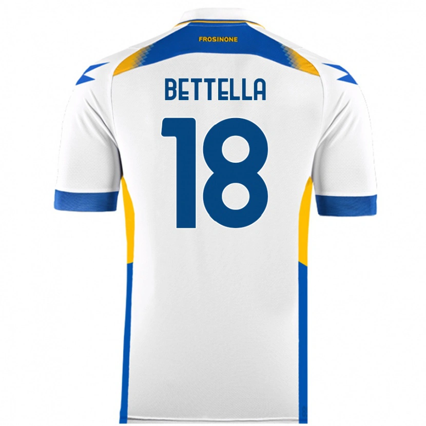 Danxen Pánské Davide Bettella #18 Bílý Daleko Hráčské Dresy 2024/25 Dres