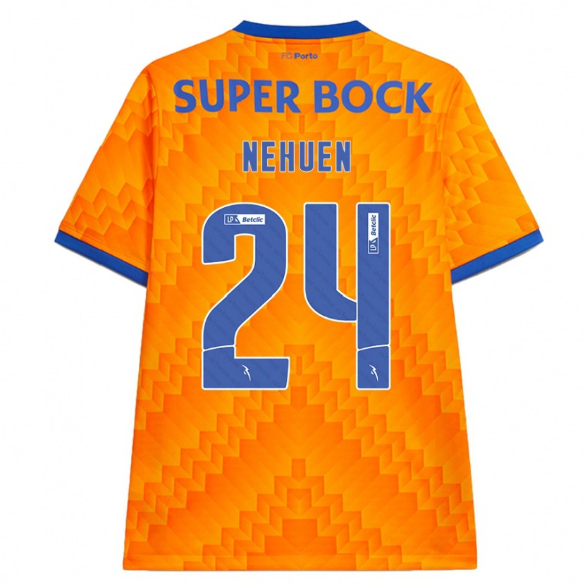 Danxen Pánské Nehuén Pérez #24 Pomerančový Daleko Hráčské Dresy 2024/25 Dres