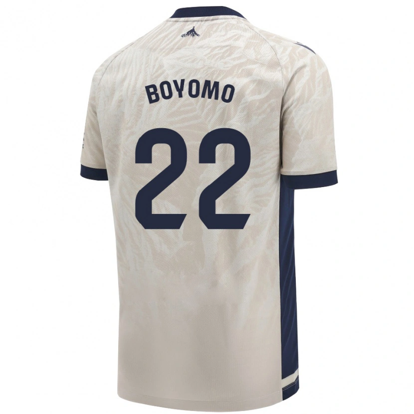 Danxen Dámské Enzo Boyomo #22 Světle Šedá Daleko Hráčské Dresy 2024/25 Dres